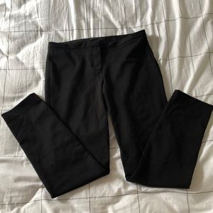 THEORY black stretch pants